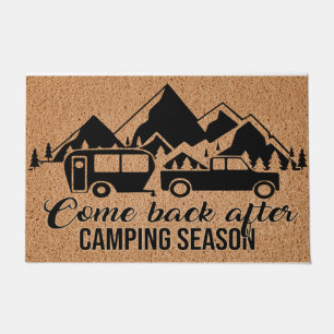 Felpudo Volver después de la temporada de camping