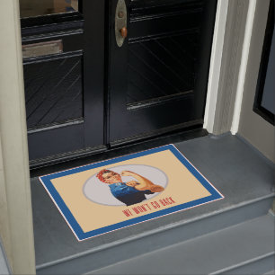 Felpudo Volveremos a Rosie Riveter