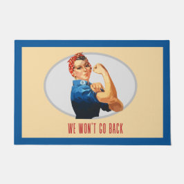 Felpudo Volveremos a Rosie Riveter