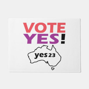Felpudo Vota Sí a la Voz de los Indígenas Australianos