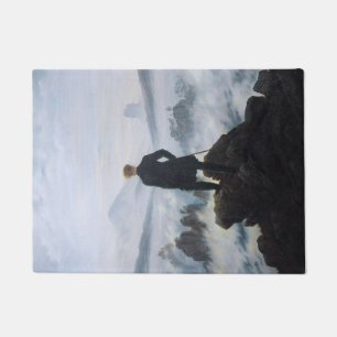 Felpudo Wanderer encima del mar de niebla (por C.D. Friedr