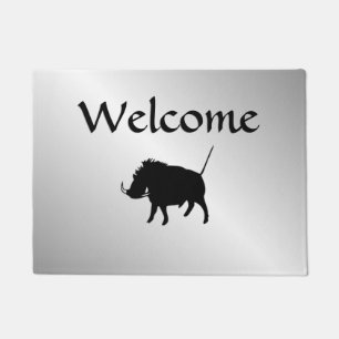 Felpudo Wart Hog Silver