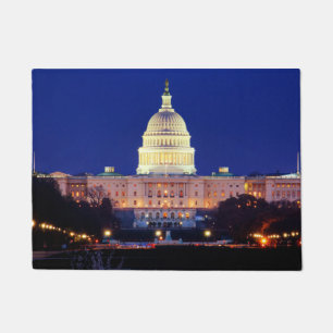 Felpudo Washington DC Capitolio de Estados Unidos en Dusk