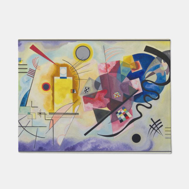 Felpudo WASSILY KANDINSKY - Jaune Rouge Bleu (Anverso)