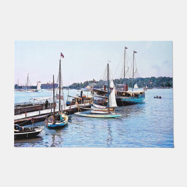 Felpudo Water Front Put-In-Bay OH c1904 (Anverso)