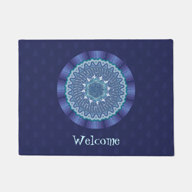 Felpudo Water Mandala Doormat (Anverso)