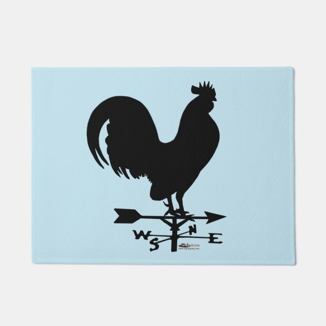 Felpudo Weathervane Rooster (Anverso)