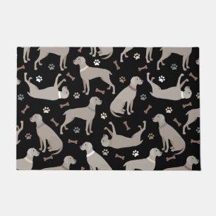 Felpudo Weimaraner Bones y Paws
