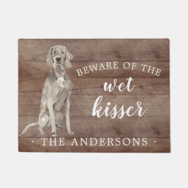 Felpudo Weimaraner Dog Personalizado Door Mat