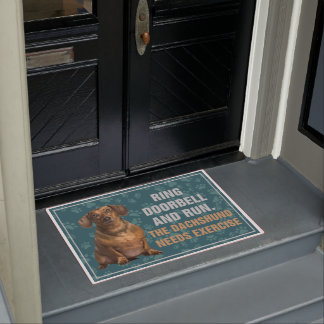 Felpudo Weiner Doormat - Gracioso regalo - Dachshund Doorm