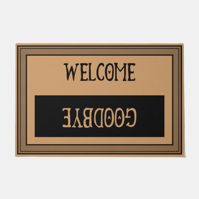 Felpudo Welcome Goodbye (Anverso)