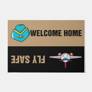 Felpudo Welcome Home Fly Safe Doormat