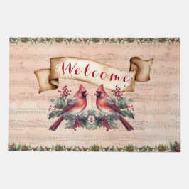 Felpudo Welcome Love in Paris Cardinal Rug