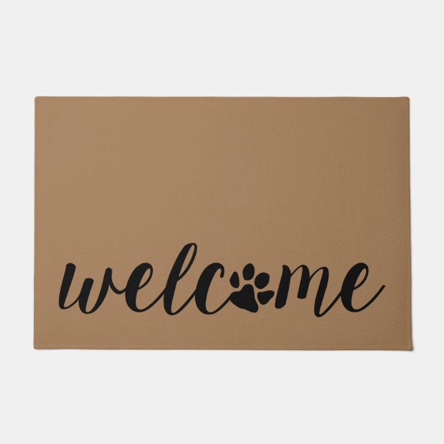 Felpudo Welcome Paw Doormat (Anverso)