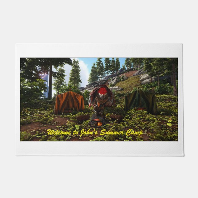 Felpudo Welcome to John's Summer Camp (Anverso)