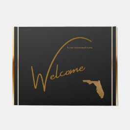 Felpudo Welcome to our retirement home Florida state map