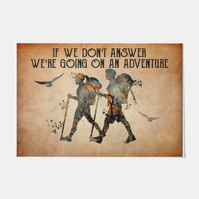 Felpudo We're Going On An Adventure (Anverso)