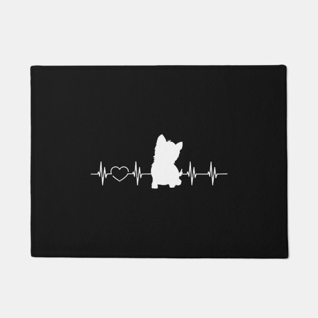 Felpudo West Highland Terrier Heartbeat (Anverso)