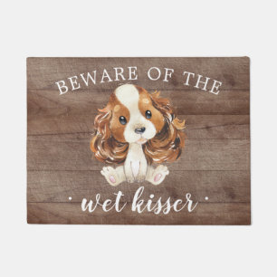 Felpudo Wet Kisser Cavalier King Charles Spaniel Door Mat