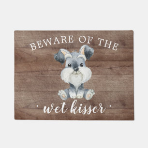 Felpudo Wet Kisser Schnauzer Puppy Dog Mat