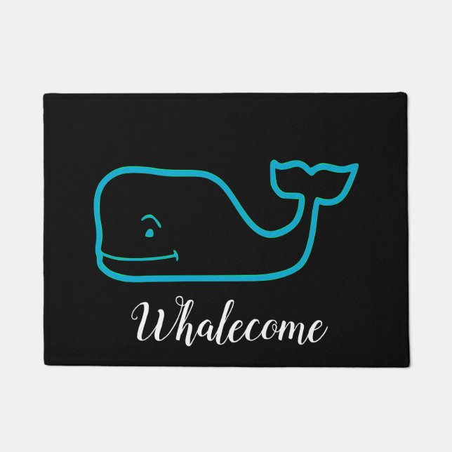 Felpudo Whalecome Whale Door Mat (Anverso)