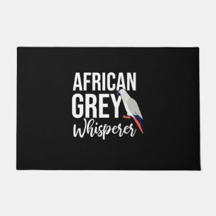 Felpudo Whisperer de loro gris africano