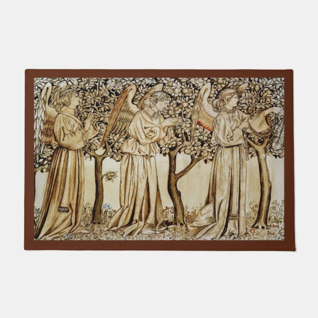 Felpudo William Morris Angels Doormat (Anverso)