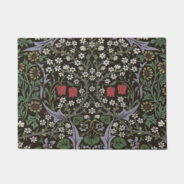 Felpudo William Morris Blackthorn Tapestry Floral (Anverso)