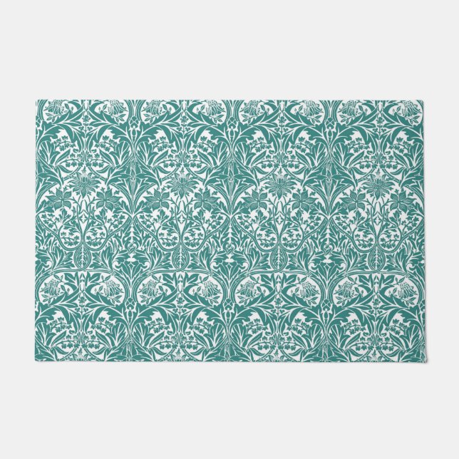 Felpudo William Morris "Bluebell o Columbine" 2 Doormat (Anverso)