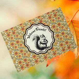 Felpudo William Morris Personaliza los girasoles y la ardi