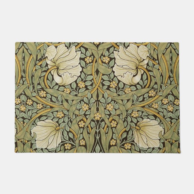 Felpudo William Morris Pimpernel Vintage Pre-Raphaelite (Anverso)