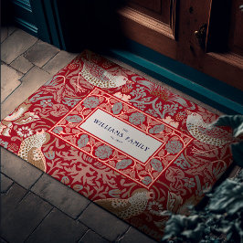 Felpudo William Morris Strawberry Thief Doormat
