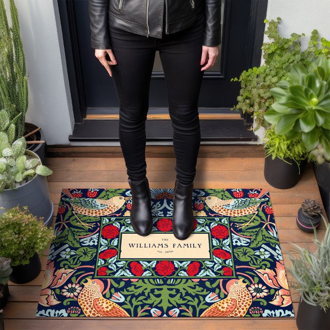 Felpudo William Morris Strawberry Thief Doormat (Subido por el creador)