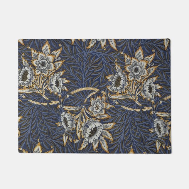 Felpudo william morris tulip y sauce (Anverso)