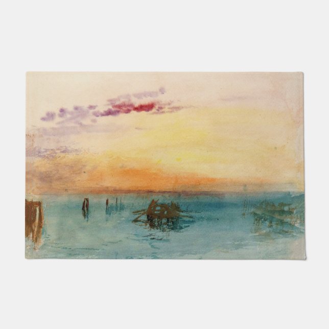 Felpudo William Turner - La laguna cerca de Venecia al ata (Anverso)