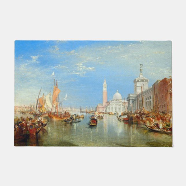 Felpudo William Turner - Venecia, Dogana y San Giorgio (Anverso)