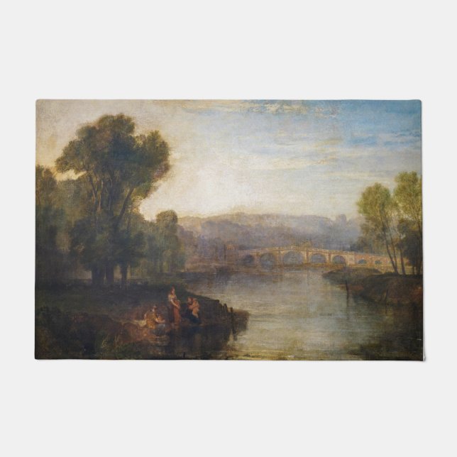 Felpudo William Turner - Vista de la colina de Richmond y  (Anverso)