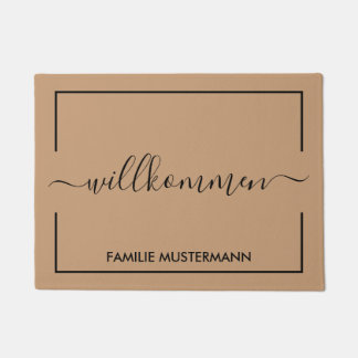 Felpudo Willkommen Eigene Fußmatte Bedrucken