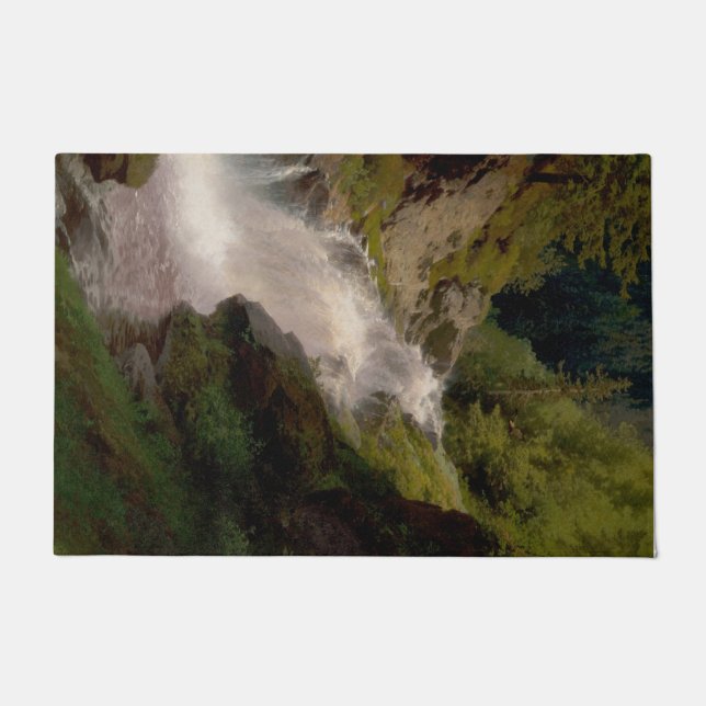 Felpudo Winona Falls (US Landscape) (por Hermann Herzog) (Anverso)
