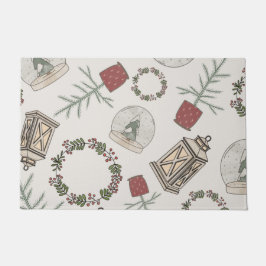 Felpudo Winter Farmhouse