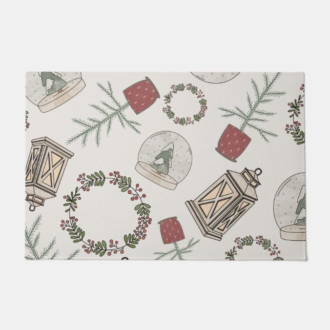 Felpudo Winter Farmhouse (Anverso)