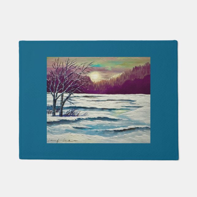 Felpudo Winter Sunset (Anverso)