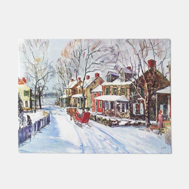 Felpudo Winter Wonderland (Anverso)