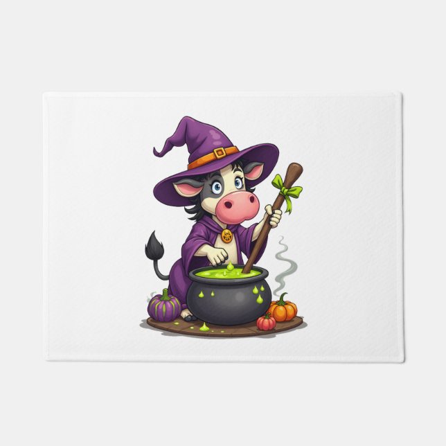 Felpudo Witch Cow Cauldron (Anverso)