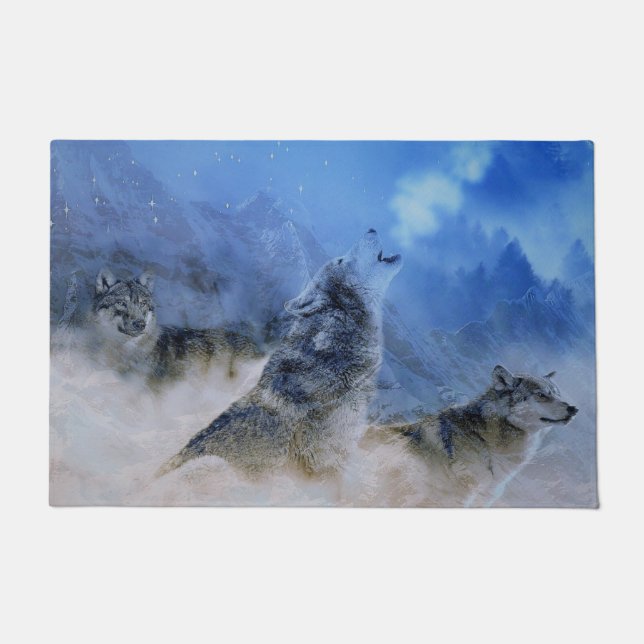 Felpudo Wolf Spirits (Anverso)