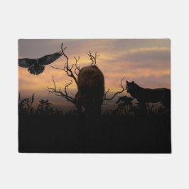 Felpudo Wolves y Raven