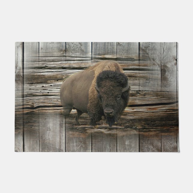 Felpudo Wood Bison (Anverso)