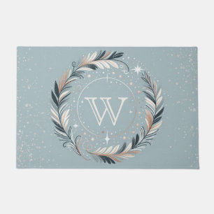 Felpudo Wreath de invierno encantado