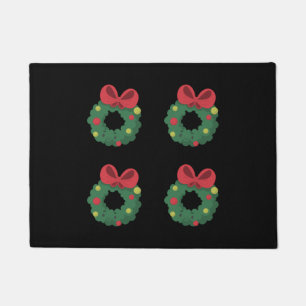 Felpudo Wreath Nightmare Antes De Los Navidades