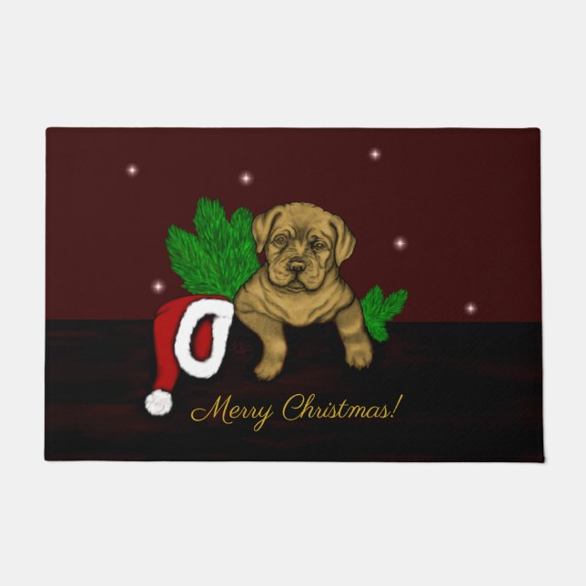 Felpudo XMas Puppy (Anverso)